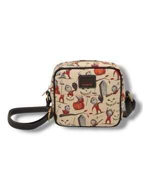 Loungefly Trick 'R Treat Allover Print Crossbody Bag - NWT